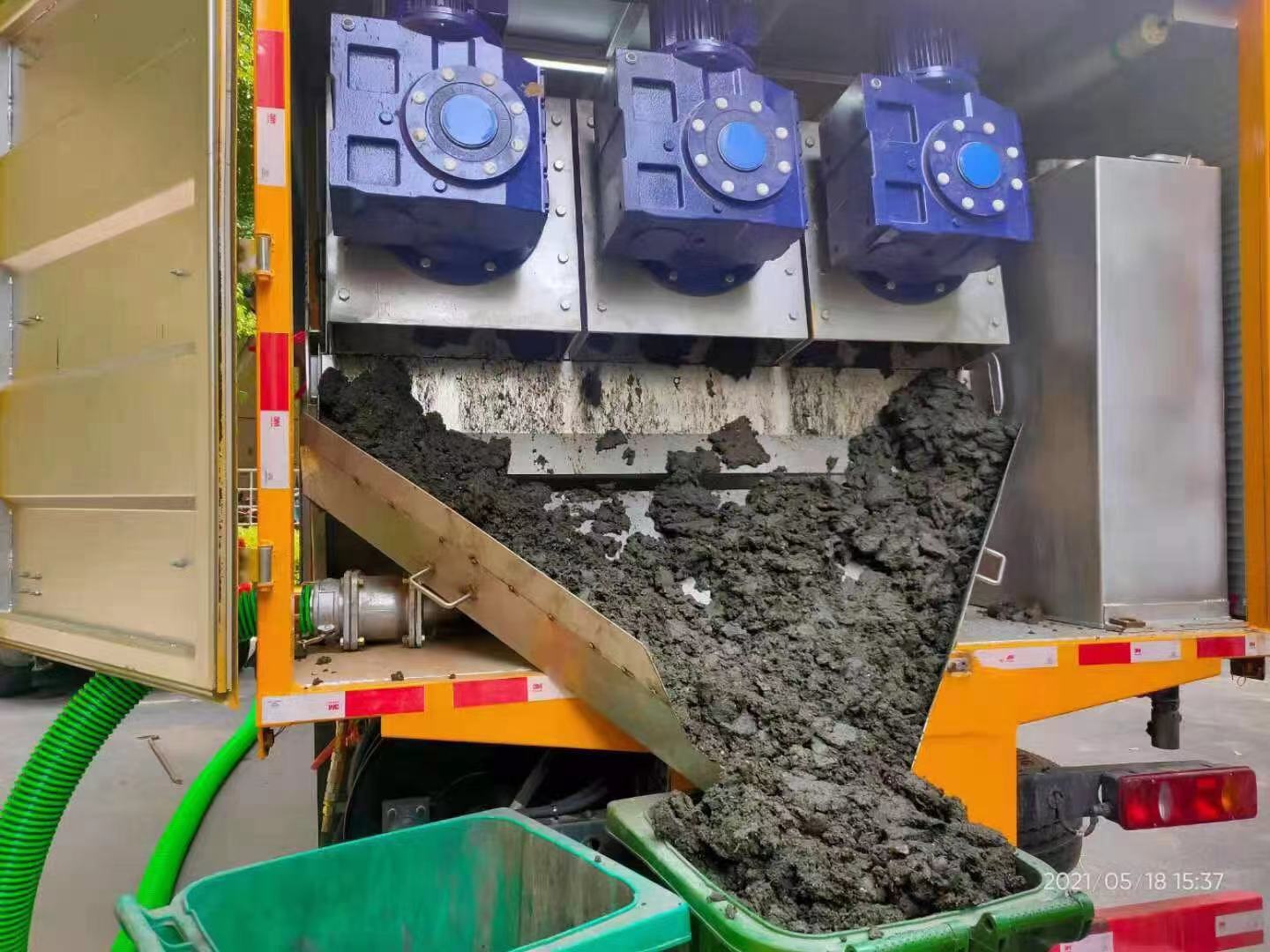 长武化粪池清掏城市维护站-泥浆净化干湿分离处理